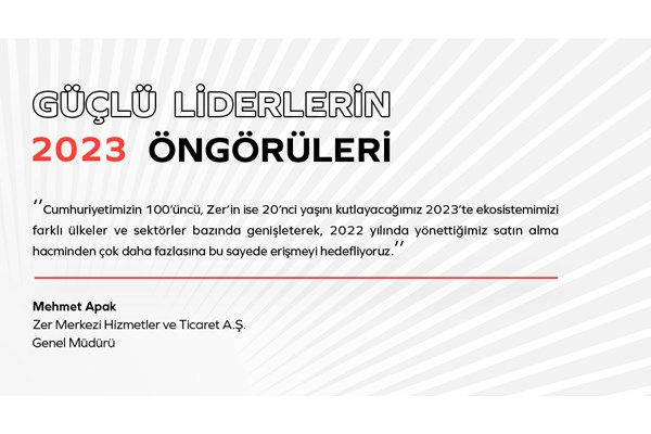 Güçlü Liderlerin 2023 Öngörüleri Marketing Türkiye’de yayınlandı