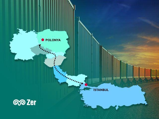 Türkiye’den Polonya’ya blok ihracat treni yola çıktı