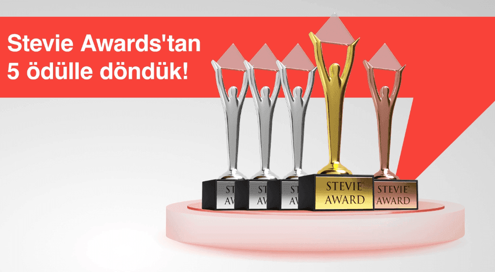 The Stevie Awards'dan 5 Ödülle Döndük